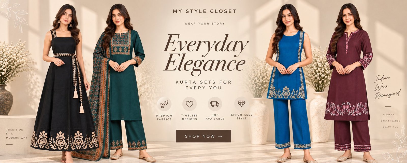 My Style Closet — Everyday Elegance, kurta sets for every you